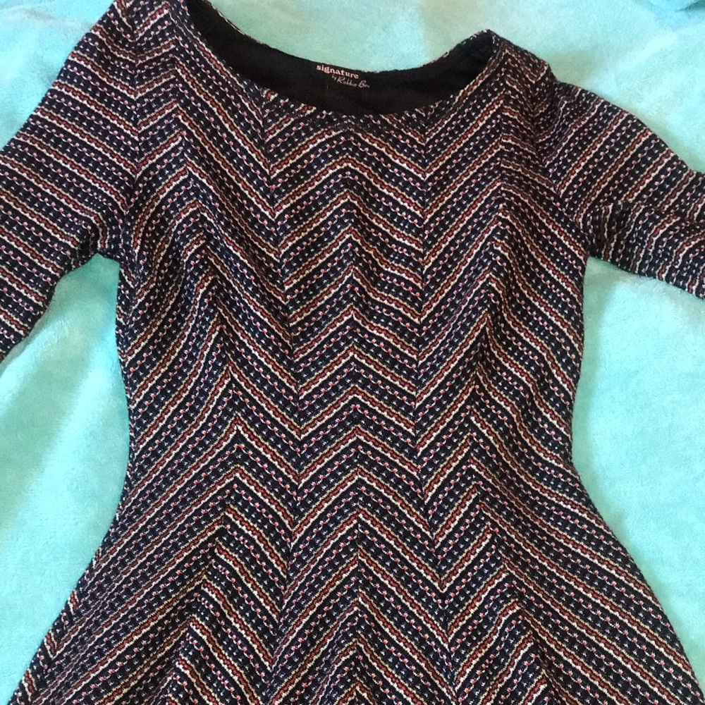 Quarter Sleeve Midi Dress